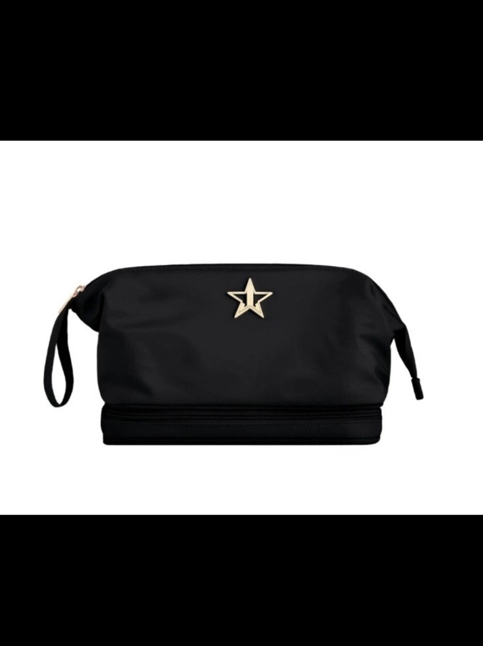 Jeffree Star Black Nylon Cosmetic Bag- NWOT